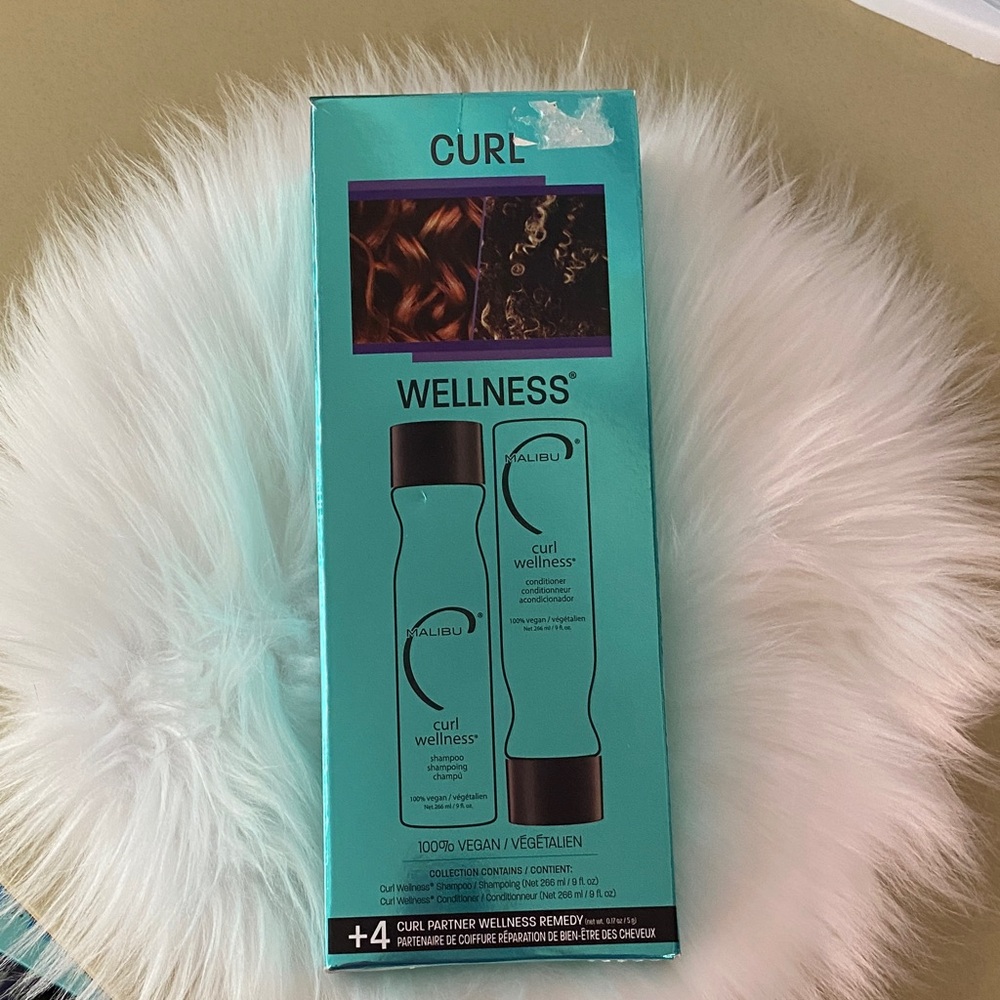 Malibu Curl Wellness Hair Care Set -new in box